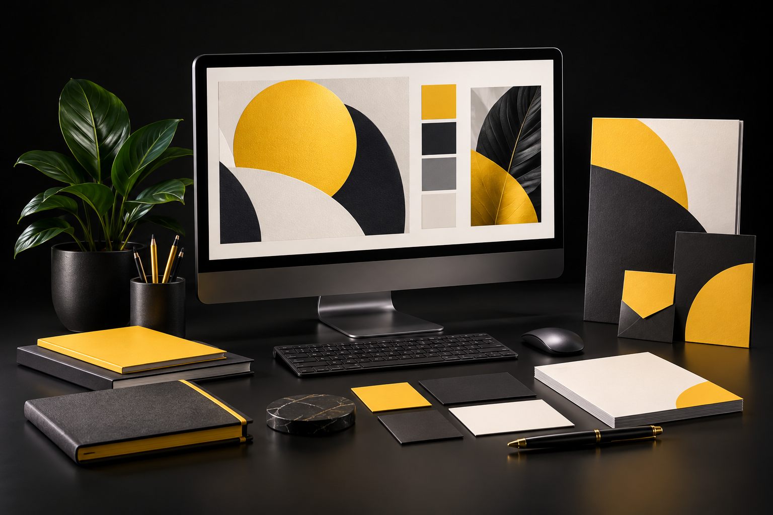 Ilustración conceptual de diseño gráfico